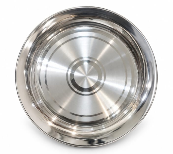 Silver Aura Pooja Thali